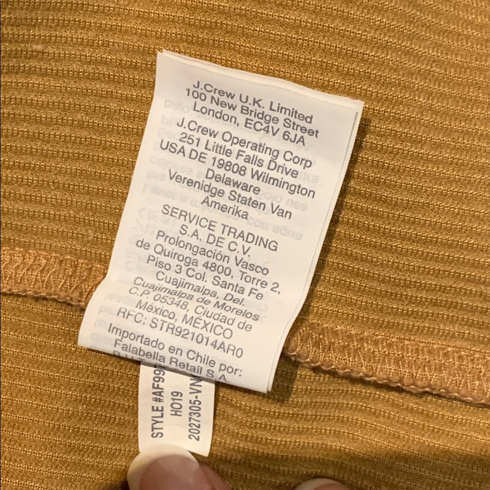 Texture & Thread Madewell J Crew UK Limited Long Sleeve Babydoll Blouse Top L - Picture 4 of 4